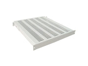 19" Heavy Duty hylde til rack skabe, D:600mm, Grå
