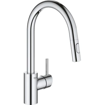Grohe Concetto, etgrebs-køkkenbatteri, højt udløb, Grohe Zero