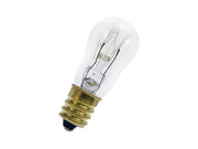 Dværglampe - 6V / 1A / 6W, E12 sokkel (Ø19X48mm)