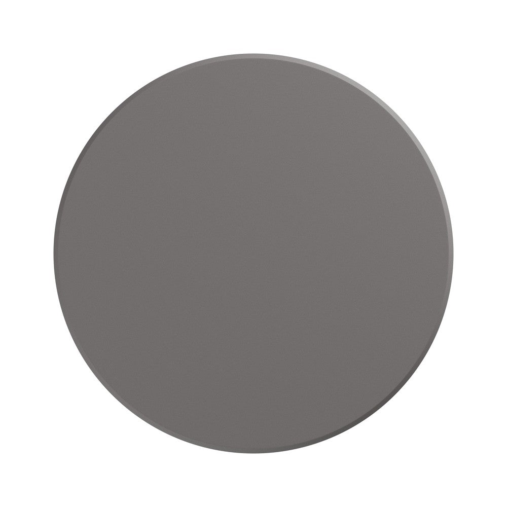 Grå rund facadelampe Piatta 12W med CCT 230V og IP44 beskyttelse, 180x47mm