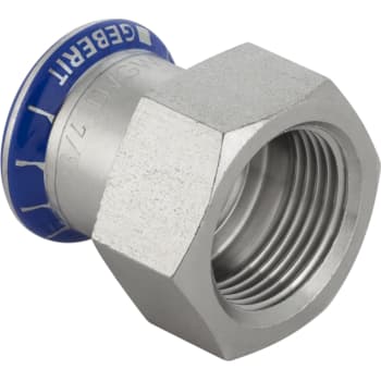 54mm x 1.1/2" overgang muf/muf Mapress RF