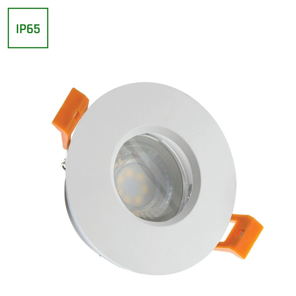 FIALE IV GU10 Rund Hvid Udendørs Loftlampe IP65 230V