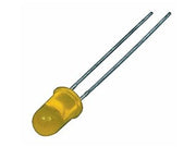5mm std. LED - Rund, GUL diffus (15mcd, 60°)