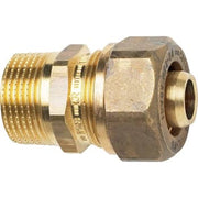 1/2" x 20 mm TA Pex overgang nippel