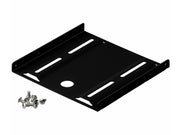 HDD/SSD mont. adapterplade - 2,5" til 3,5" Sort (enkelt)