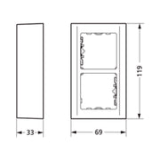 Fuga® underlag 2 modul Softline, lysegrå