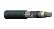 Mellemspændingskabel AXLJ-F TT 1x500+35 12KV sort