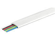 Telefonledning - 6 x 0,08mm² FK4 CCA trådet, Hvid (100m)