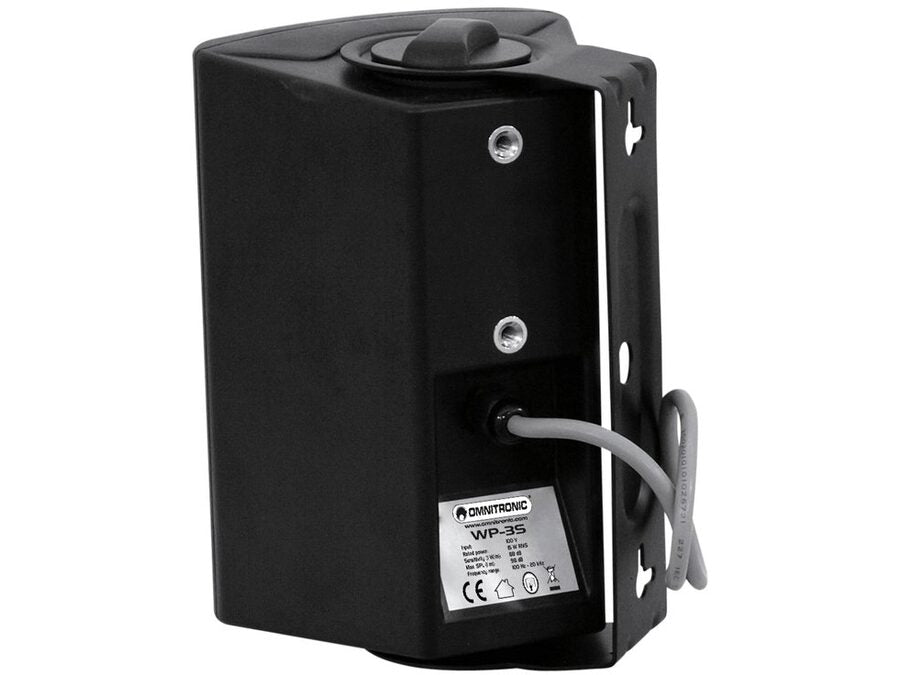 PA Væghøjttaler WP-3S, 100V system, 3" 15W, Sort