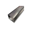 Alu profil 20 sort med sort cover - 2,5 m