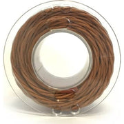 Stofledning, snoet, 2x0,75 mm², kobber, S100