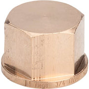 1.1/2" Rødgods Silicium Bronze gevindfittings slutmuffe