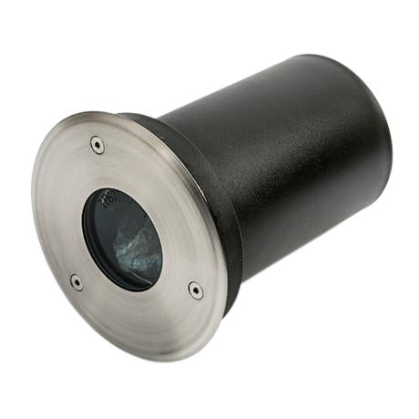Nedgravningsspot GU10 rund Ø120mm bs stål IP67