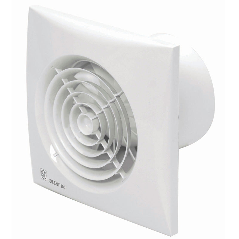 Ventilator Silent 100CRZ m. kontraspjæld og timer