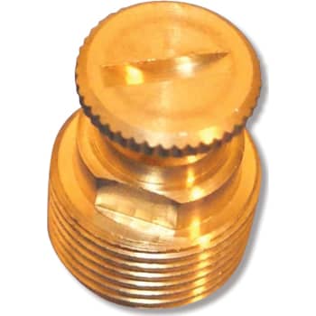1/4" Messing luftskrue almindelig