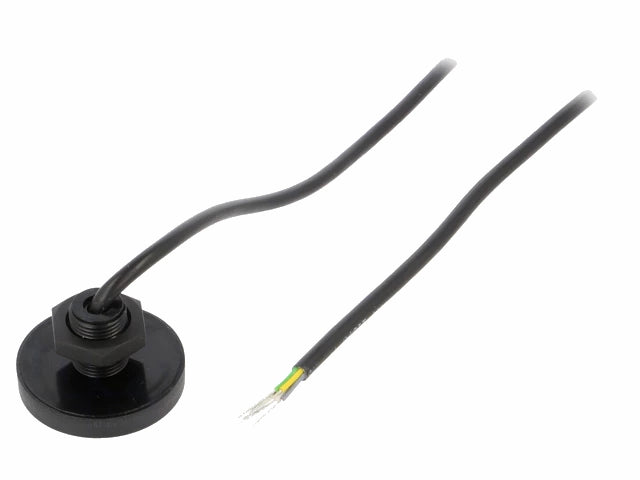 RFID læser m. LED - 12V, RS232, M12 (40cm ledn.)