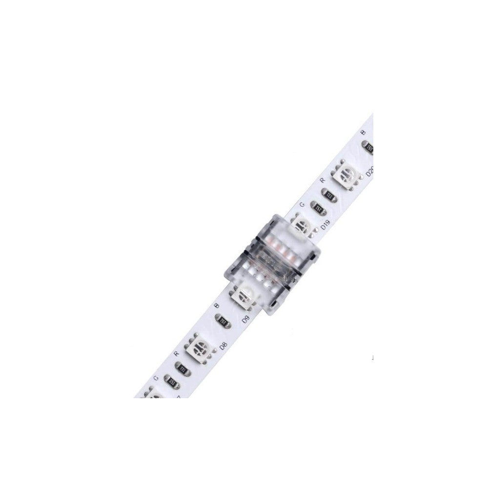 LED strip samler til 10mm, RGB, IP65, 5V-24V (pakke med 10)