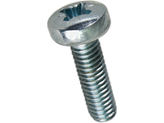 Maskinskrue, panhoved - M5x60mm, pozidriv PZ2 (10 stk.)