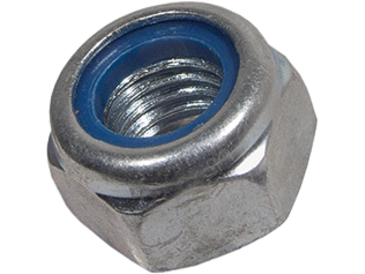 Møtrik, selvlåsende- M3 x 4mm, HEX-5,5mm (25 stk.)