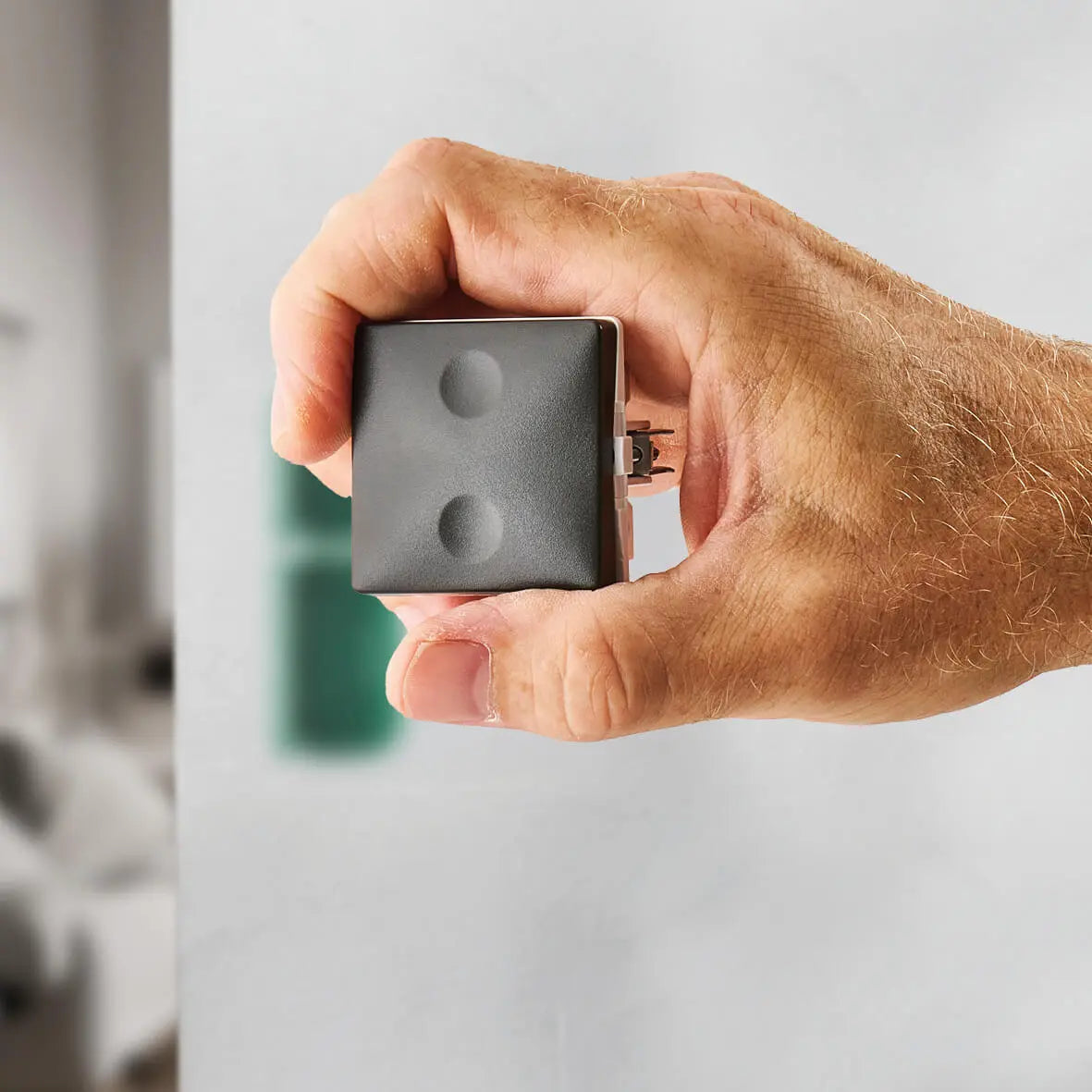 FESH SWITCH Curveline Afbryder 1 pol 1,0 - Koksgrå