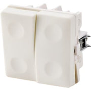 FESH SWITCH Curveline Afbryder Dobb. Korr. 1,0 - Hvid