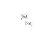 X2 kondensator - 22nF (0,022uF) 275VAC (15mm)