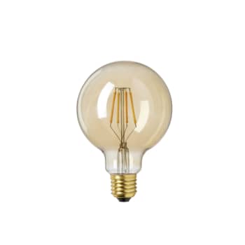Pære LED Globe Basic Ø95 4W 2200K 300 lumen E27, gylden