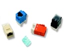Modular jack  KAT6 U/UTP SL sort