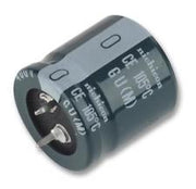 150uF / 400V Lodret elektrolyt, snap-in, Ø25x25mm (105°C)