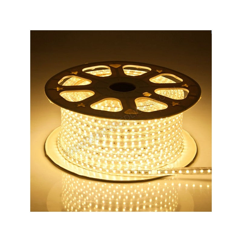 5 m. vandtæt LED strip 4200K 230V, IP67