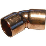 12 mm Lodde bøjning 45° muffe/muffe