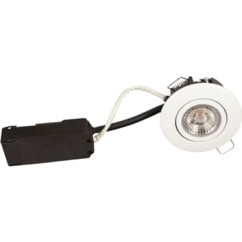 Luna Low profile Downlight ISO Mat Hvid 2700K 350lm 6,2W Dæmpbar IP44