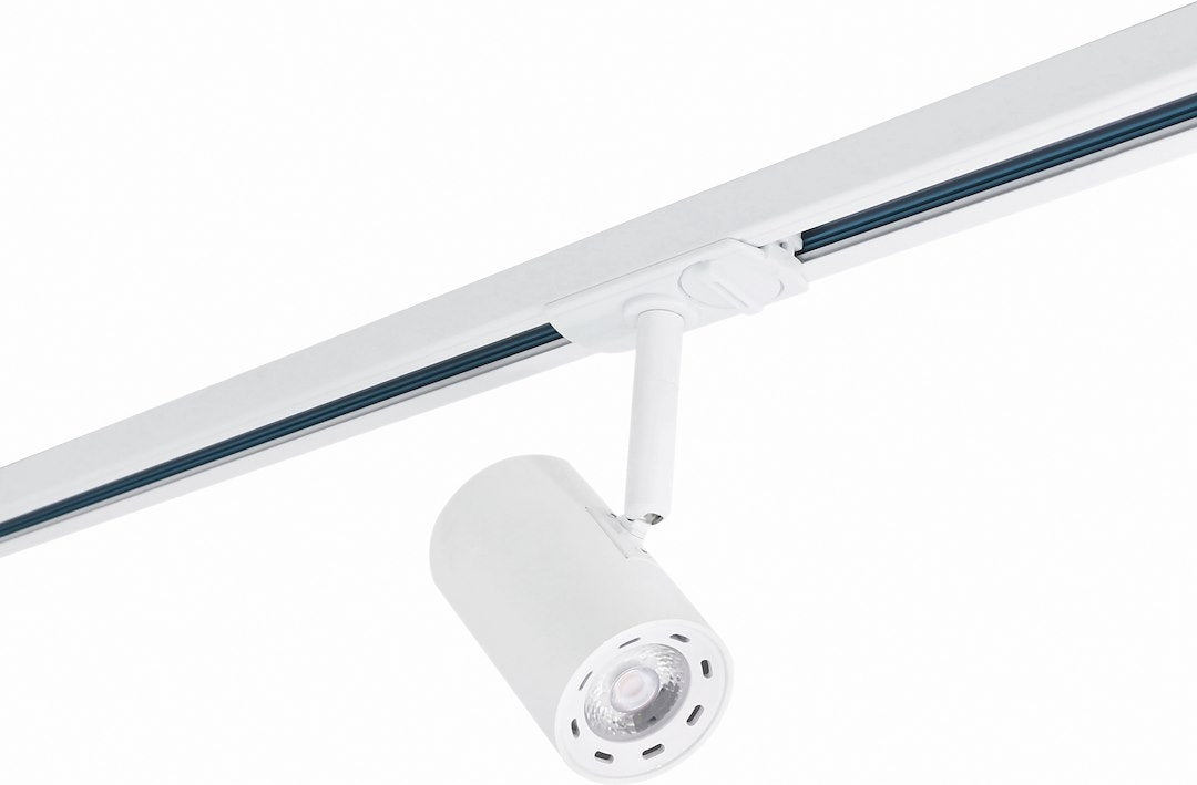 VELO LED TRACK LIGHT, 1-FASET, HVID, 7W, 230V