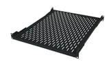 Fast hylde 19" 4 punkt D=450-800 sort