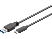 USB KABEL 3.1 C - USB 3.0 A, 1M, H-H