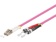 Fiberoptisk netværkskabel LC-ST multimode OM4 (10m)