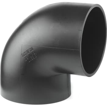 Geberit 90 mm 88,5° sort PEH-afløbsbøjning