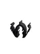 Rilleclips PRO f/kabel Ø8-10mm sort 100% genbrugsplast/recycled