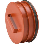 Uponor Double/Rib2 200 mm PP-prop med gummiring