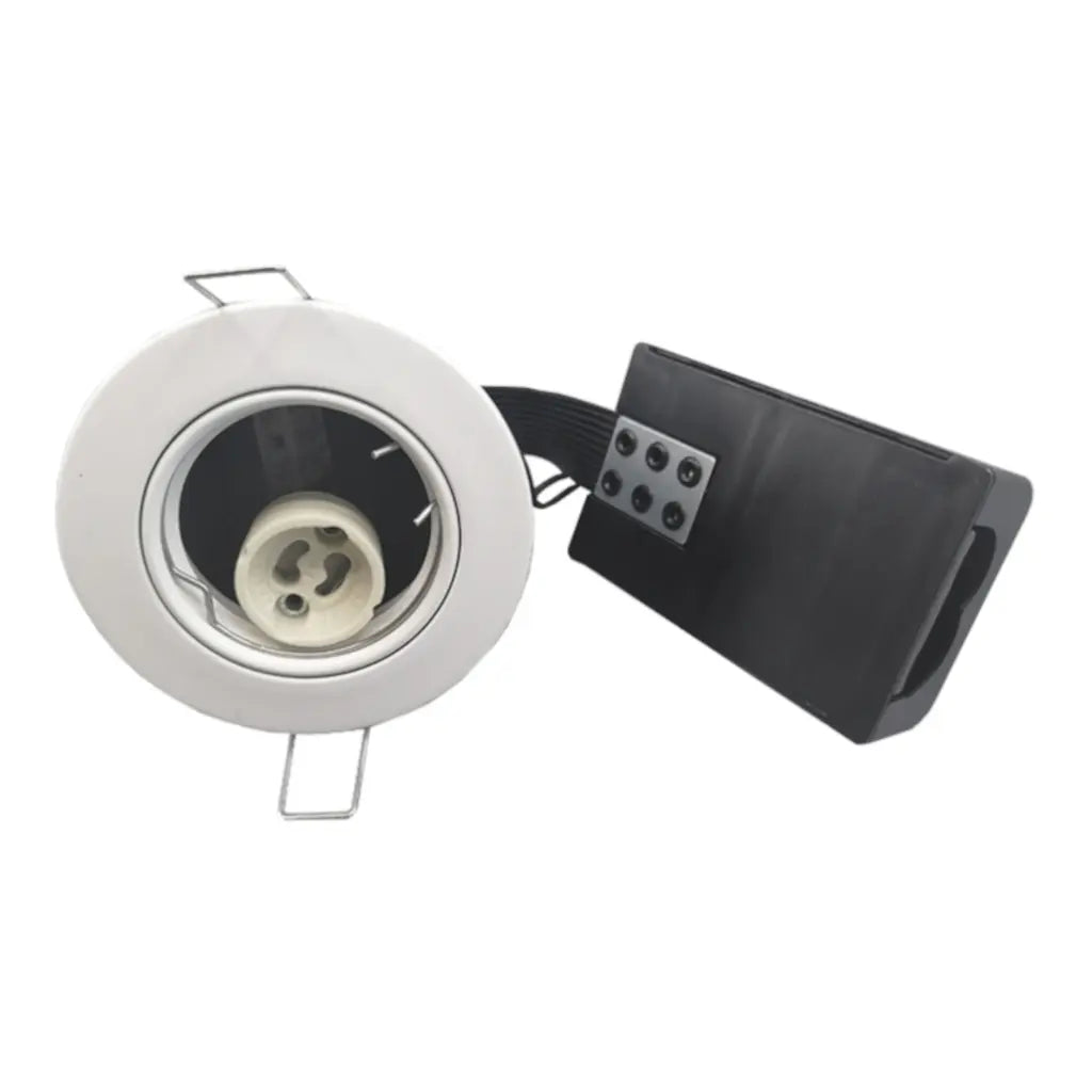 Indbygningsspot 230V GU10  max 7W Led -mat hvid