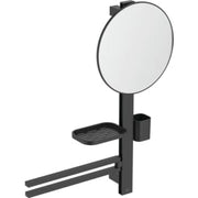 Alu+ Spejl & Hylde system Silk Black
