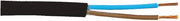 LED.RUND 2X0,75 H03VV-F SORT