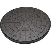 Ulefos 600 mm dæksel med UP-pakning, uden lås, 40 t, SG UN60A