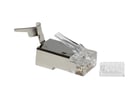 Modular Plug Kat. 6A STP Pass-Through Rundt kabel Min/Max- leder isolation dia. Ø1,35/1,45 mm