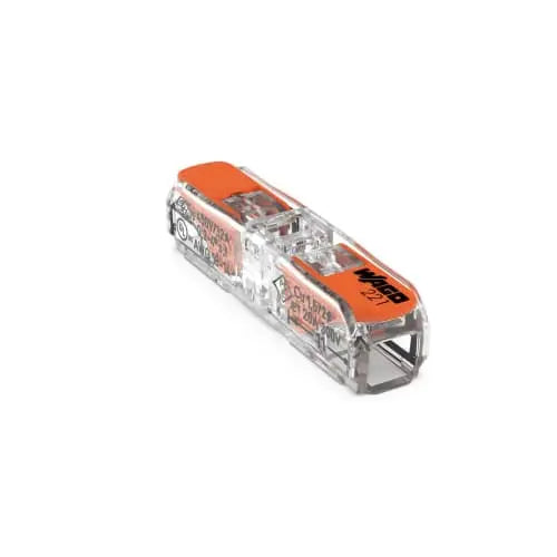 Inline Samlemuffe 0,2-4 mm² transparent, serie 221