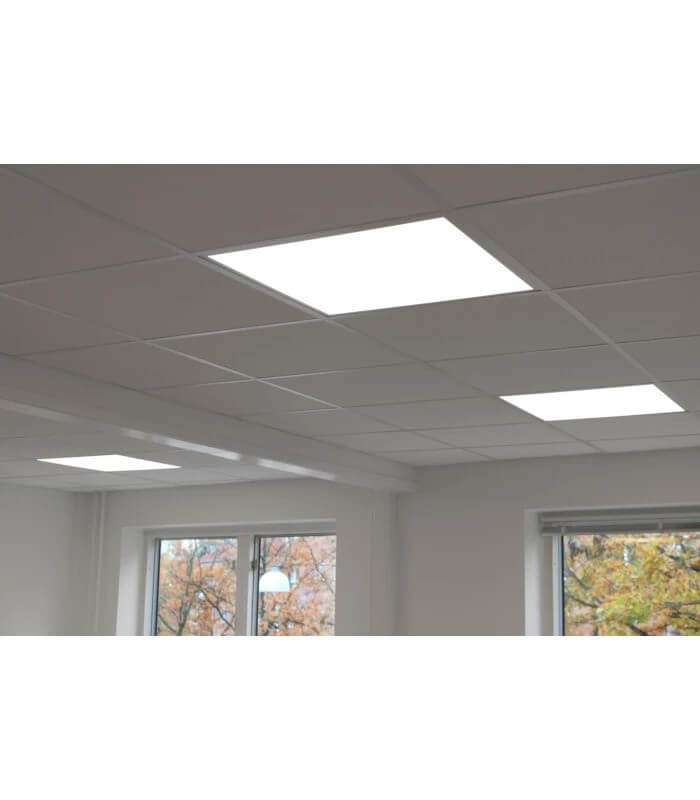 LEDlife 60x60 bagbelyst LED panel - 40W, hvid kant