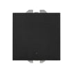 Simon 270 2-polet afbryder med lys og 100% Touch 10A - 230V mat sort