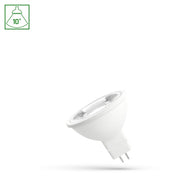 LED MR16 5W - 12V, 10°, Varm Hvid Linse, Spectrum, GU5.3 Fatning, 450lm, RA80 - Energibesparende og kraftfuld belysning til enhver belysningsbehov.