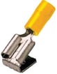 Isoleret spademuffe med afgrener rød 6,3x0,8  0,5-1mm2