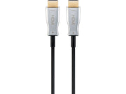 Optisk Hybrid HDMI 2.0 kabel - 2 x HDMI A han, Sort (20m)